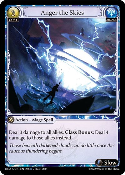 Anger the Skies [Foil] [DOA]