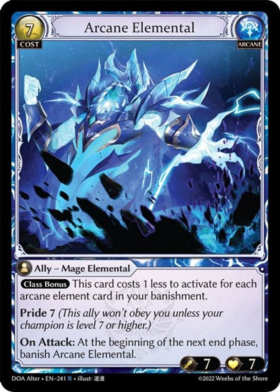 Arcane Elemental [Foil] [DOA]