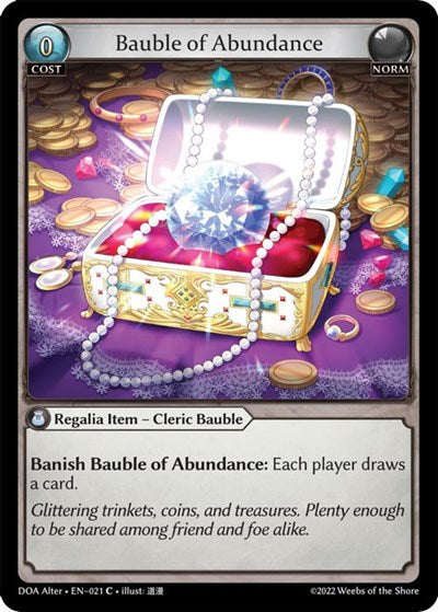 Bauble of Abundance [Normal] [DOA]