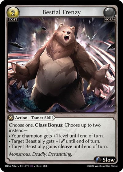Bestial Frenzy [Foil] [DOA]
