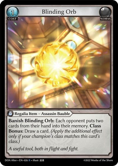 Blinding Orb [Foil] [DOA]