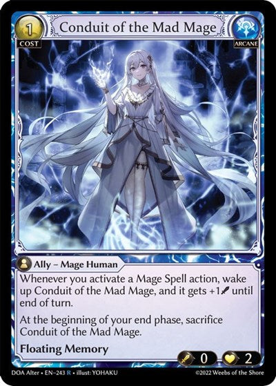 狂気の魔術師の導管 [Foil] [DOA]