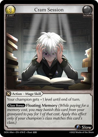 Cram Session [Normal] [DOA]