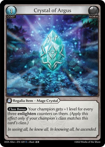 Crystal of Argus [Normal] [DOA]