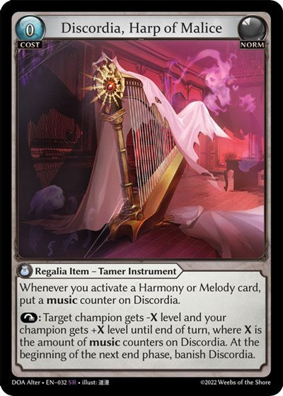 Discordia, Harp of Malice [Normal] [DOA]