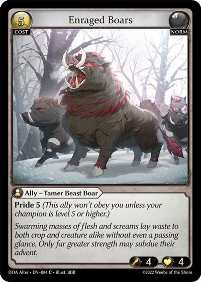 Enraged Boars [Normal] [DOA]