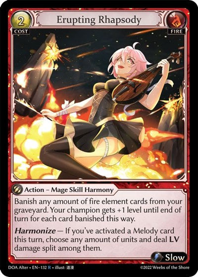 Erupting Rhapsody [Normal] [DOA]