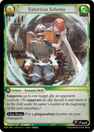 Extortion Scheme [Foil] [DOA]
