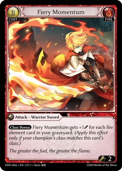 Fiery Momentum [Normal] [DOA]