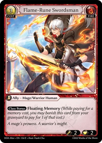 Flame-Rune Swordsman [Normal] [DOA]