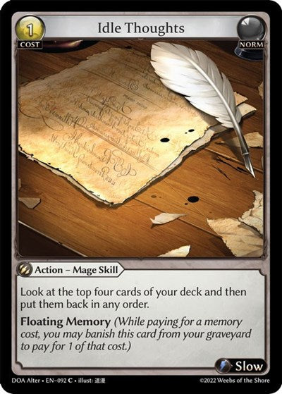 Idle Thoughts [Normal] [DOA]