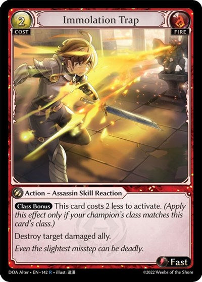 Immolation Trap [Foil] [DOA]