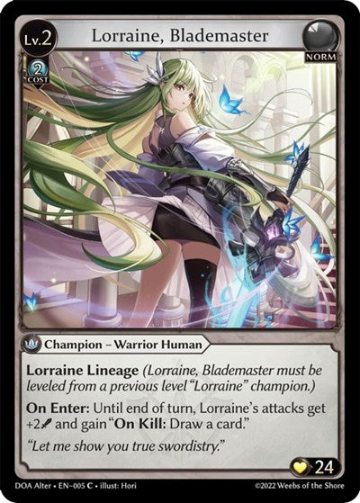 Lorraine, Blademaster [Normal] [DOA]