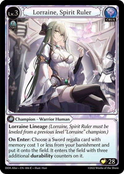 Lorraine, Spirit Ruler [Normal] [DOA]