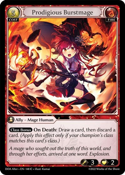 Prodigious Burstmage [Normal] [DOA]