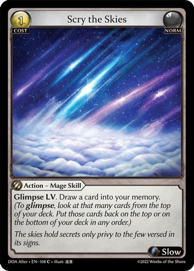 Scry the Skies [Foil] [DOA]
