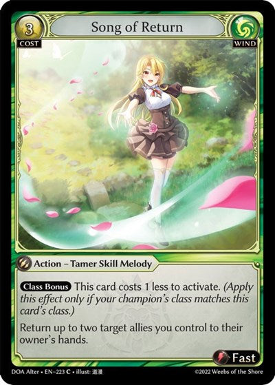 Song of Return [Foil] [DOA]