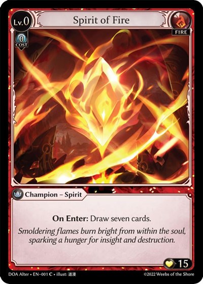 Spirit of Fire [Normal] [DOA]