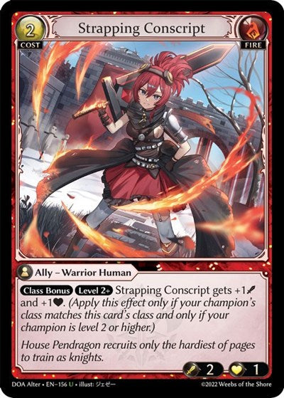 Strapping Conscript [Foil] [DOA]