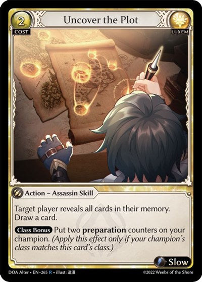 Uncover the Plot [Normal] [DOA]