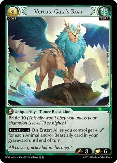 Vertus, Gaia's Roar [Normal] [DOA]