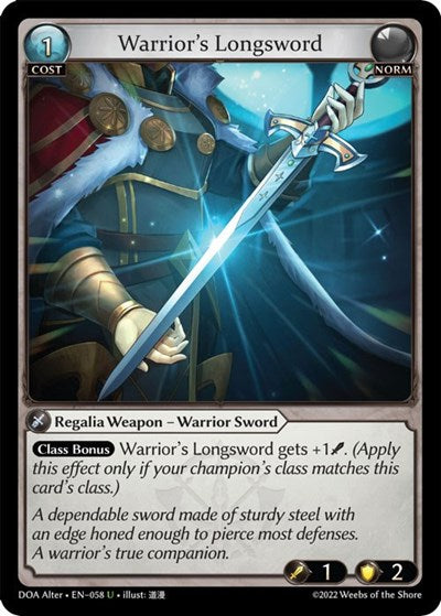 Warrior's Longsword [Normal] [DOA]