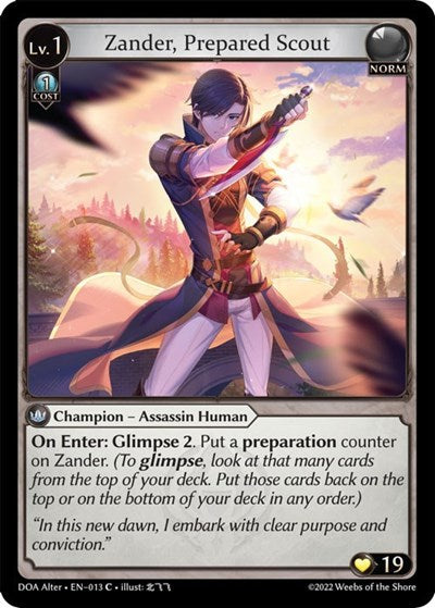 Zander, Prepared Scout [Normal] [DOA]