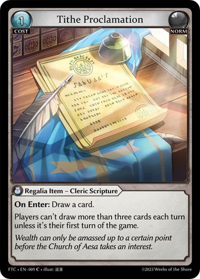 Tithe Proclamation [FTC] [Foil]