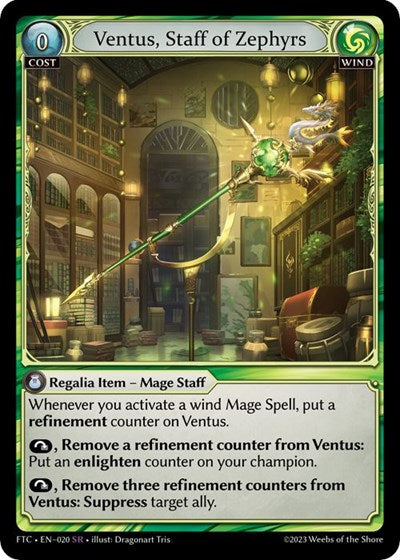 Ventus, Staff of Zephyrs [FTC] [Foil]