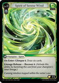 Spirit of Serene Wind [FTC] [Normal]