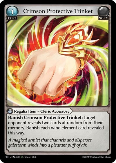 Crimson Protective Trinket [FTC] [Normal]