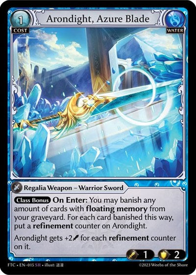 Arondight, Azure Blade [FTC] [Foil]