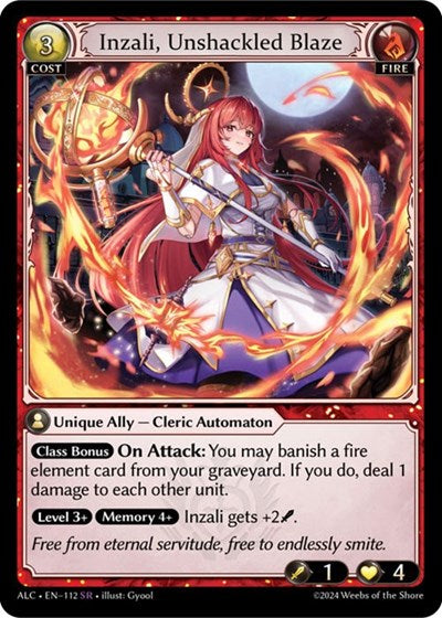 Inzali, Unshackled Blaze [Foil] [ALC]