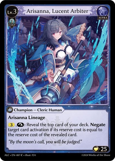 Arisanna, Lucent Arbiter [Foil] [ALC]