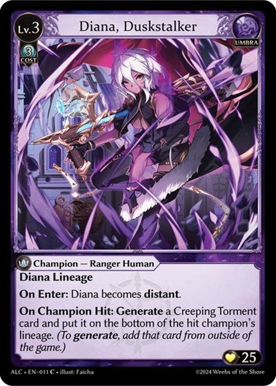 Diana, Duskstalker [Foil] [ALC]