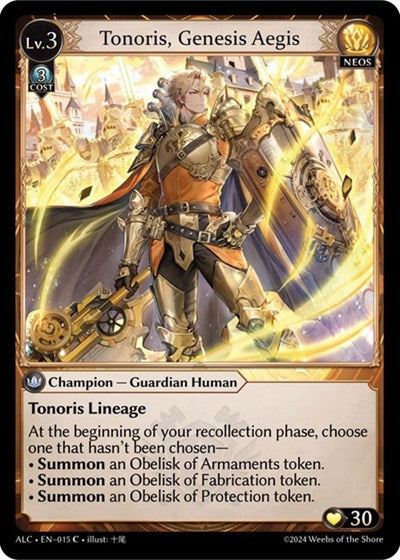 Tonoris, Genesis Aegis [Normal] [ALC]