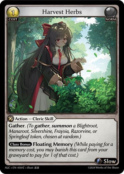 Harvest Herbs [Normal] [ALC]