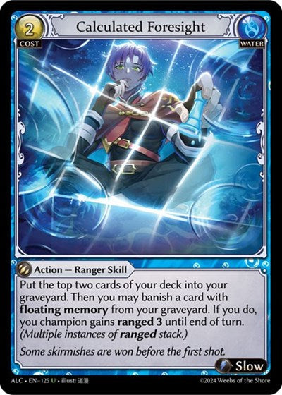 Calculated Foresight [Foil] [ALC]