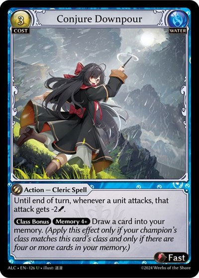 Conjure Downpour [Foil] [ALC]