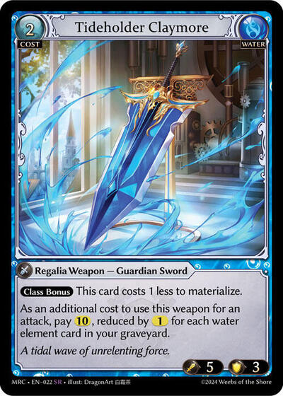 Tideholder Claymore [Normal] [MRC]