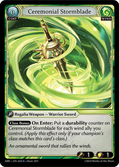 Ceremonial Stormblade [Normal] [MRC]