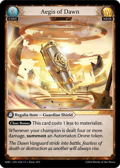 Aegis of Dawn [Foil] [MRC]