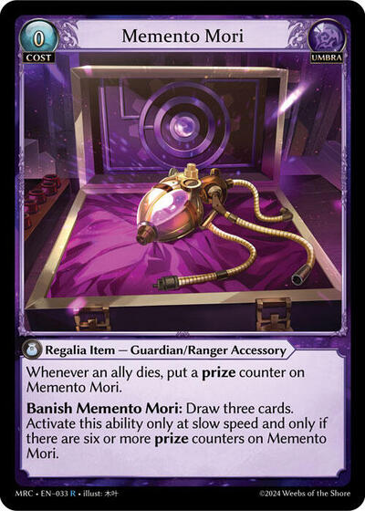 Memento Mori [Normal] [MRC]