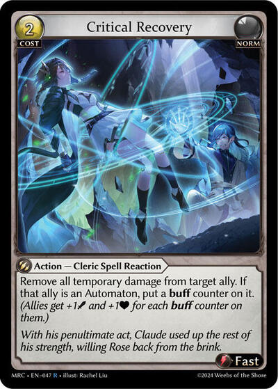 Critical Recovery [Foil] [MRC]