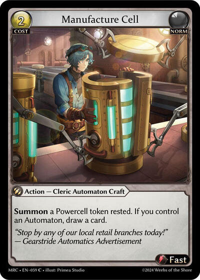 Manufacture Cell [Normal] [MRC]