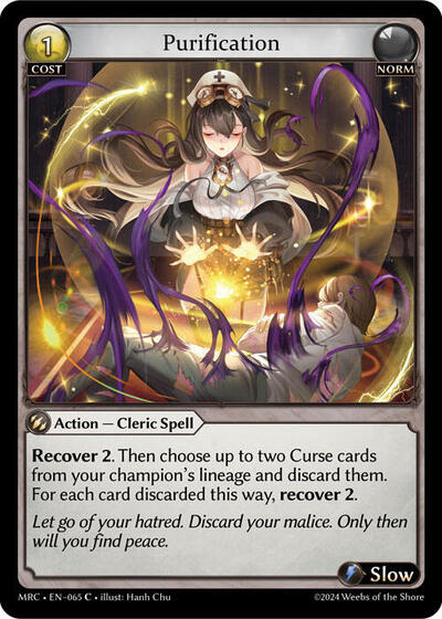Purification [Normal] [MRC]