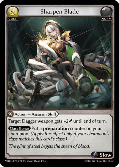 Sharpen Blade [Normal] [MRC]