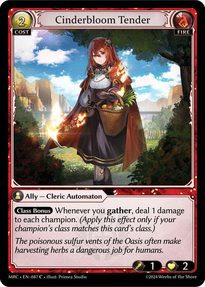 Cinderbloom Tender [Normal] [MRC]