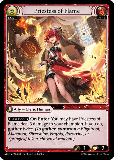 Priestess of Flame [Normal] [MRC]