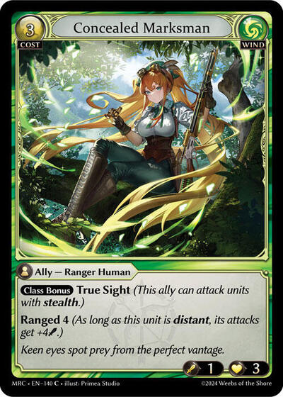 Concealed Marksman [Foil] [MRC]